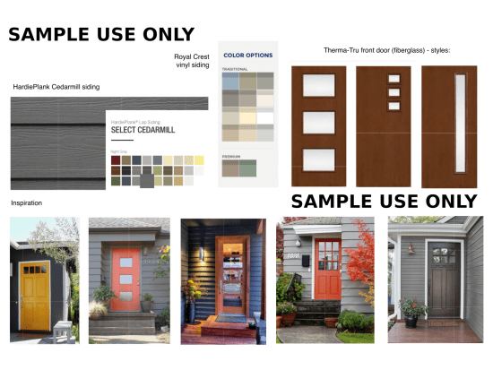 Jersey City Heights Full Home Remodel Top to Bottom Transformation Exterior Mood Board