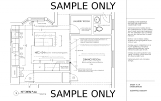 Remodeling Contractor Rockland County Drawings Sample Only