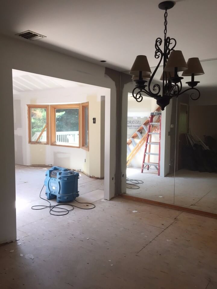 New City Dining Room During Renovation