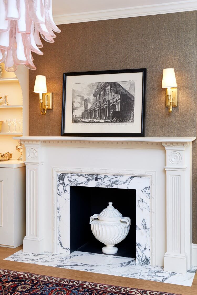 Jersey City Brownstone Remodel with Custom Mantel